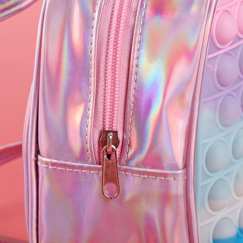 School Bags Girls Silicone Push Bubble Backpacks Waterproof pop it school bags kids school bag backpack for girls boys backpacks