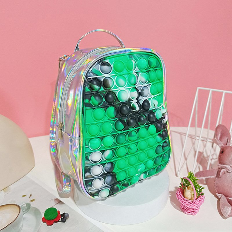 School Bags Girls Silicone Push Bubble Backpacks Waterproof pop it school bags kids school bag backpack for girls boys backpacks