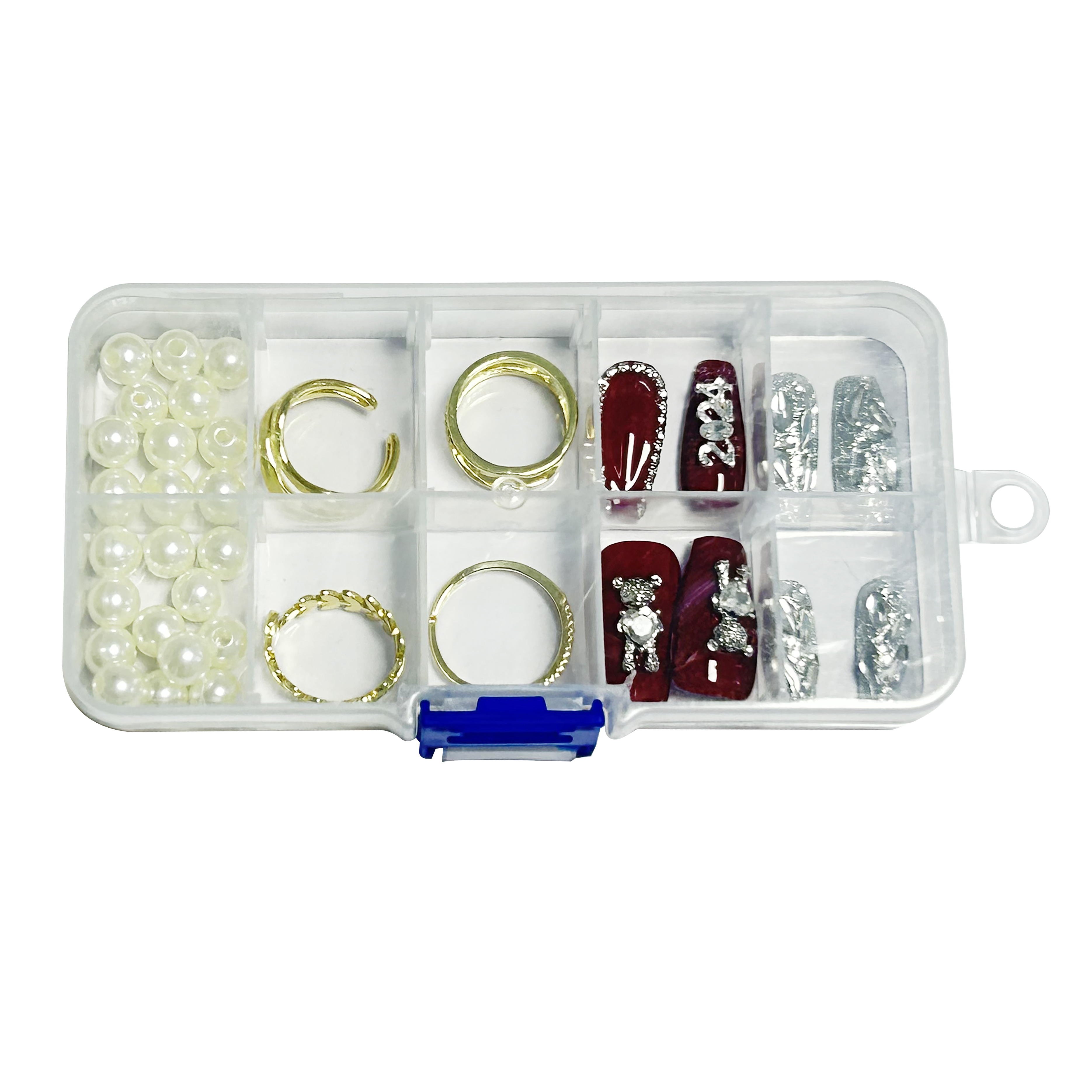 Cheap price 6 24 18 36 31 Grids Clear Plastic Storage Box for packing Jewellery makeup Storage tools