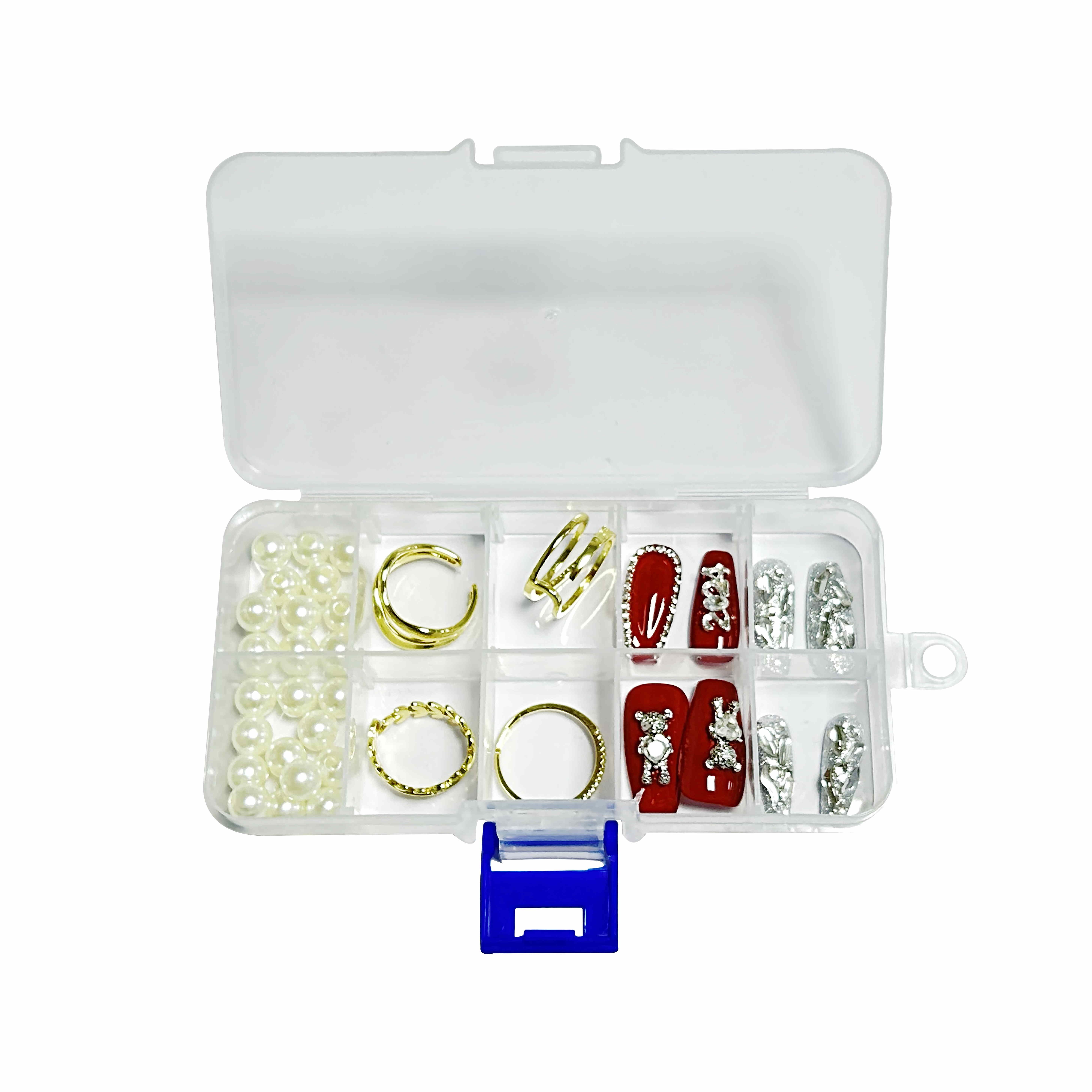 Cheap price 6 24 18 36 31 Grids Clear Plastic Storage Box for packing Jewellery makeup Storage tools