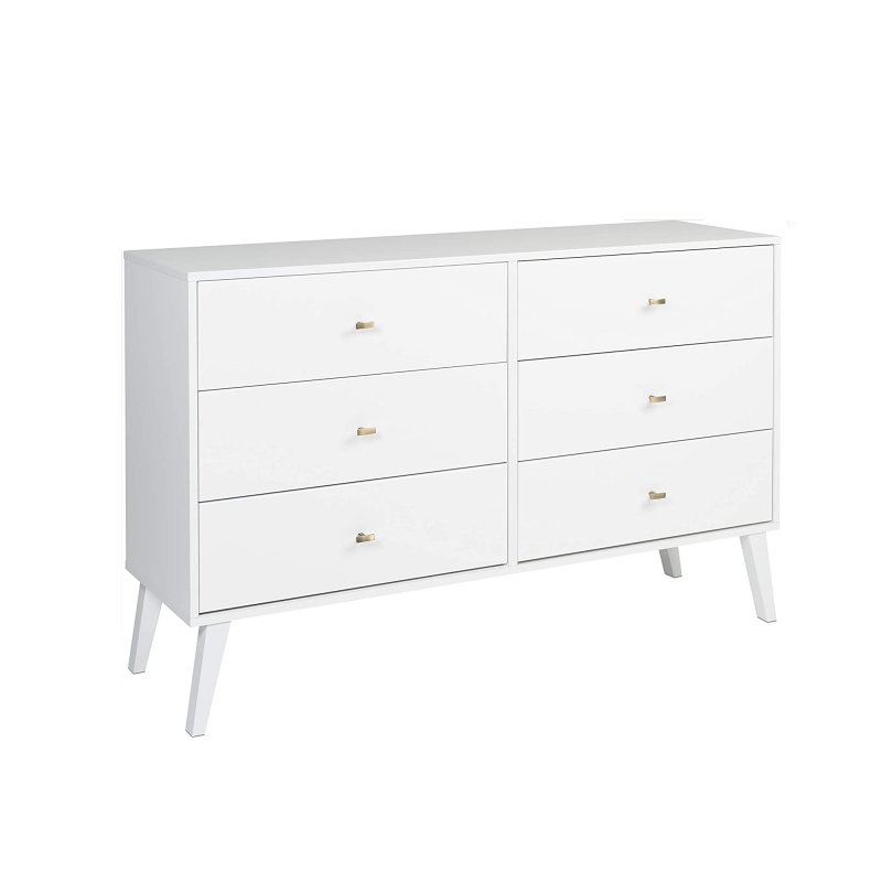 European Style Bedroom Wooden Dresser Chest of Drawer with 7 Drawers Drawer Cabinet