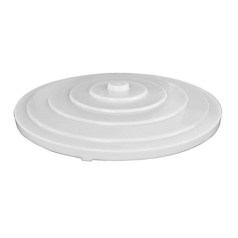 Top quality cylindrical tub made of neutral PEHD (High Density Polyethylene) suitable for food