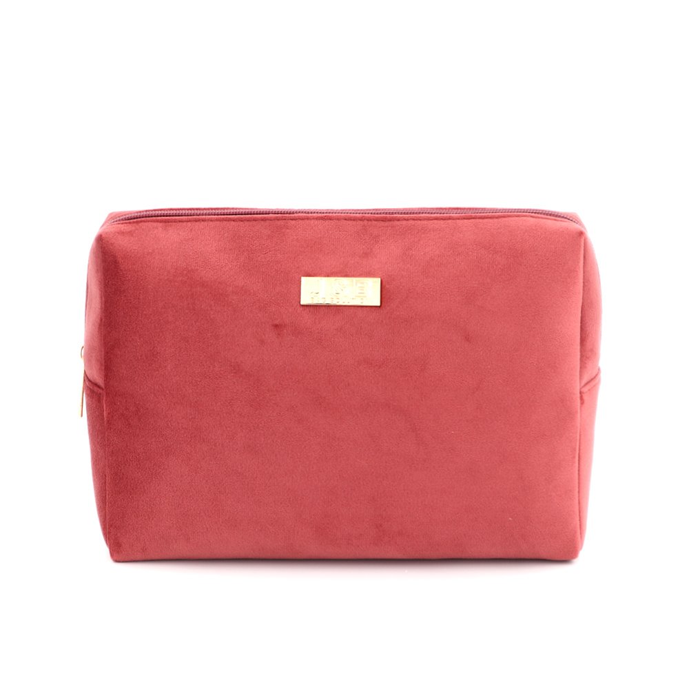 Oem Customizable Makeup Organizer With Logo Zipper Stand Pouch Cosmetic Bag For Ladies Custom Velvet Bag Gift Pouch