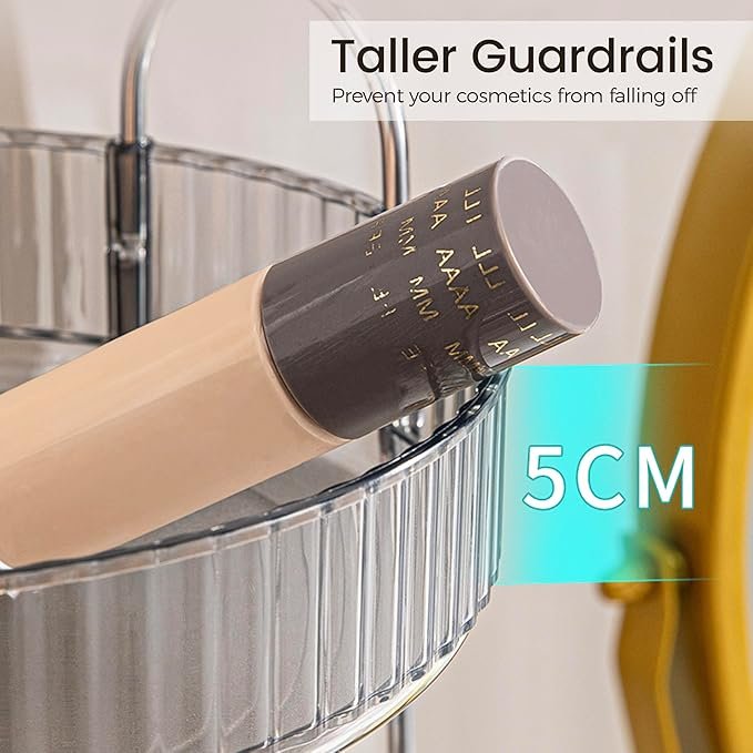 360 Rotating Makeup Organizer for Vanity, Skincare Make Up Organizers Large