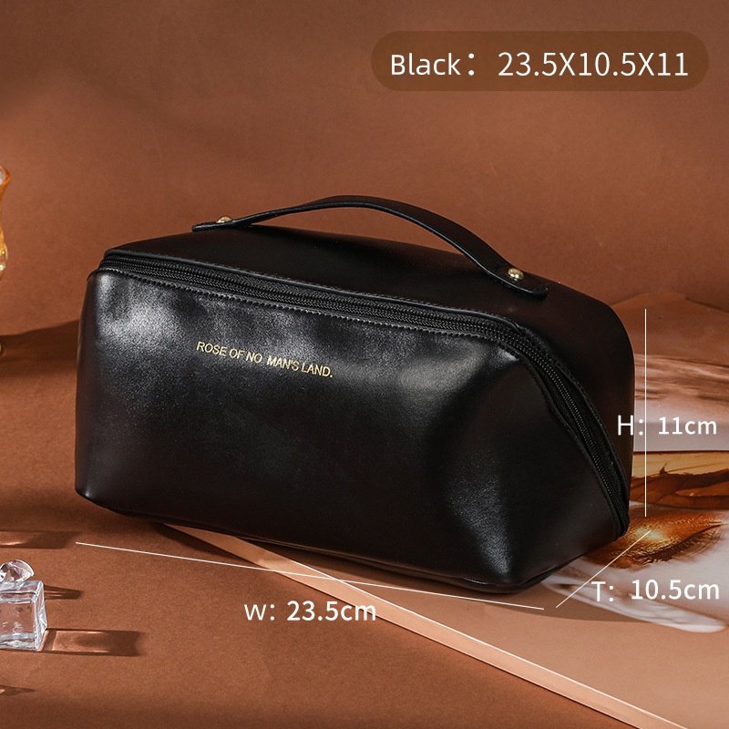 Factory Direct China Ins Organ Pillow Bag Portable Hand-Held Travel Storage Bag Large Capacity Pu Makeup Bag For Women