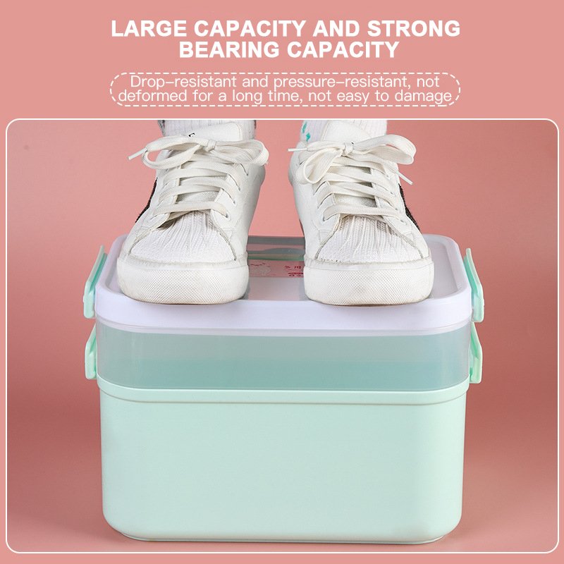 Storage Boxes Can Put Medicine Oversized Double-layer Plastics Storage Boxes Cosmetics Makeup Jewelry Organizer Storage Box