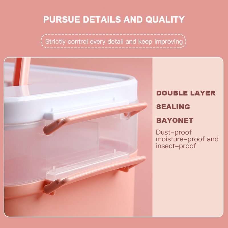 Storage Boxes Can Put Medicine Oversized Double-layer Plastics Storage Boxes Cosmetics Makeup Jewelry Organizer Storage Box