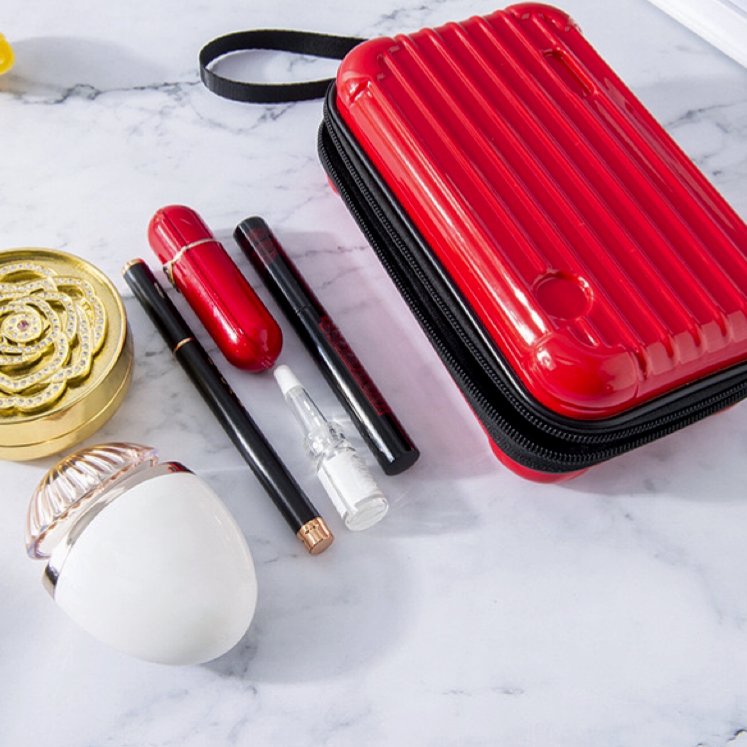 New arrive Hard cosmetic bag High quality Mini luggage Waterproof Makeup luggage