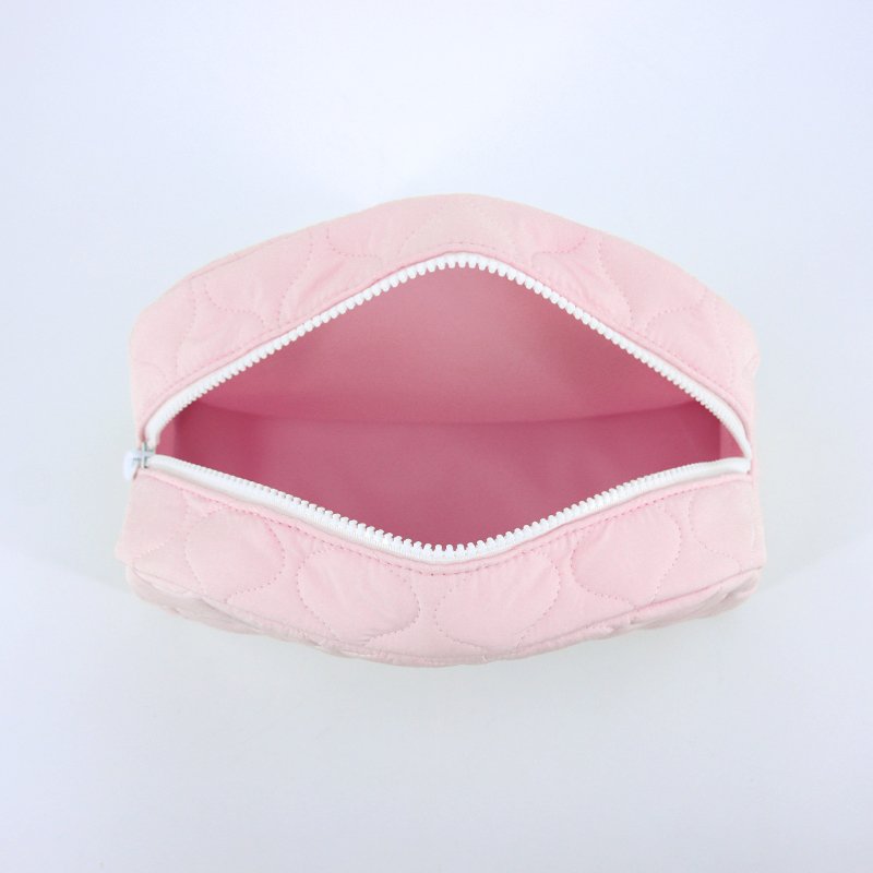 Wholesale Cheap Pu Leather Quilted large capacity cosmetic bag waterproof wash Make up Toiletry Bag