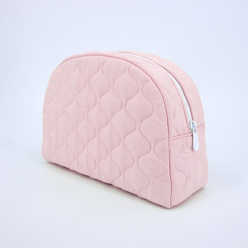 Wholesale Cheap Pu Leather Quilted large capacity cosmetic bag waterproof wash Make up Toiletry Bag