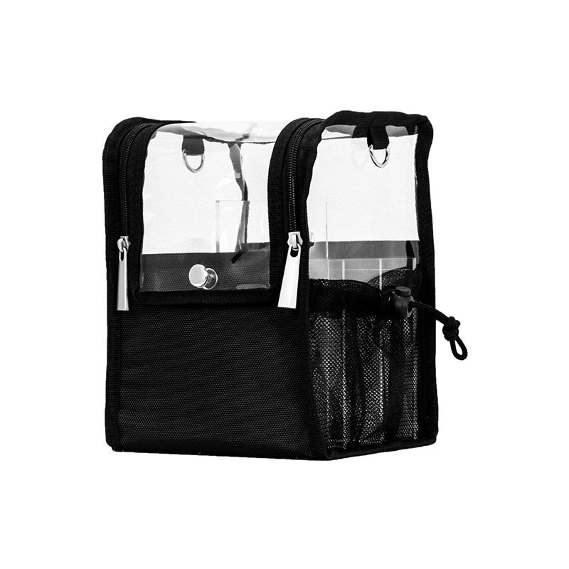 Women/makeup Simple and transparent travel toiletry cosmetic bag zipper Toiletry pvc waterproof storage bag