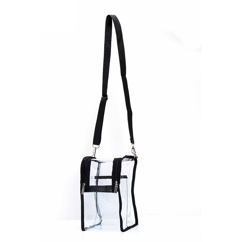 Women/makeup Simple and transparent travel toiletry cosmetic bag zipper Toiletry pvc waterproof storage bag