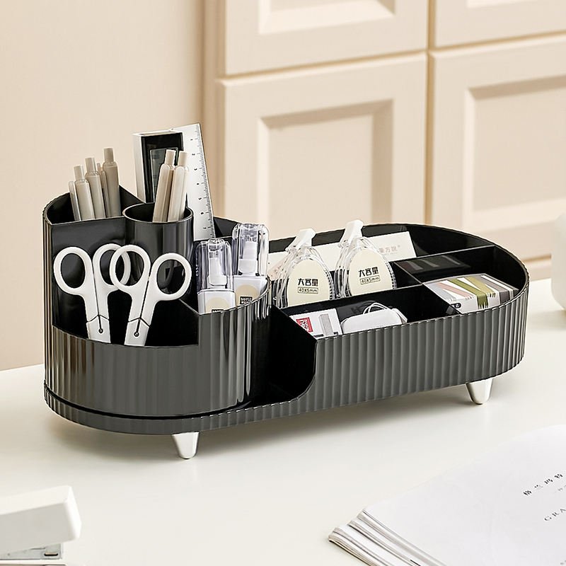 Hot Sale Desktop Plastic Nordic Makeup Organizer Cosmetic Storage Box With Drawer desktop Storage Box