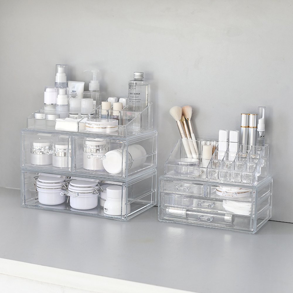 Factory Direct Plastics Storage Boxes Acrylic Makeup Organizers, Indoor Storage+Boxes+ Organizador De Maquillaje