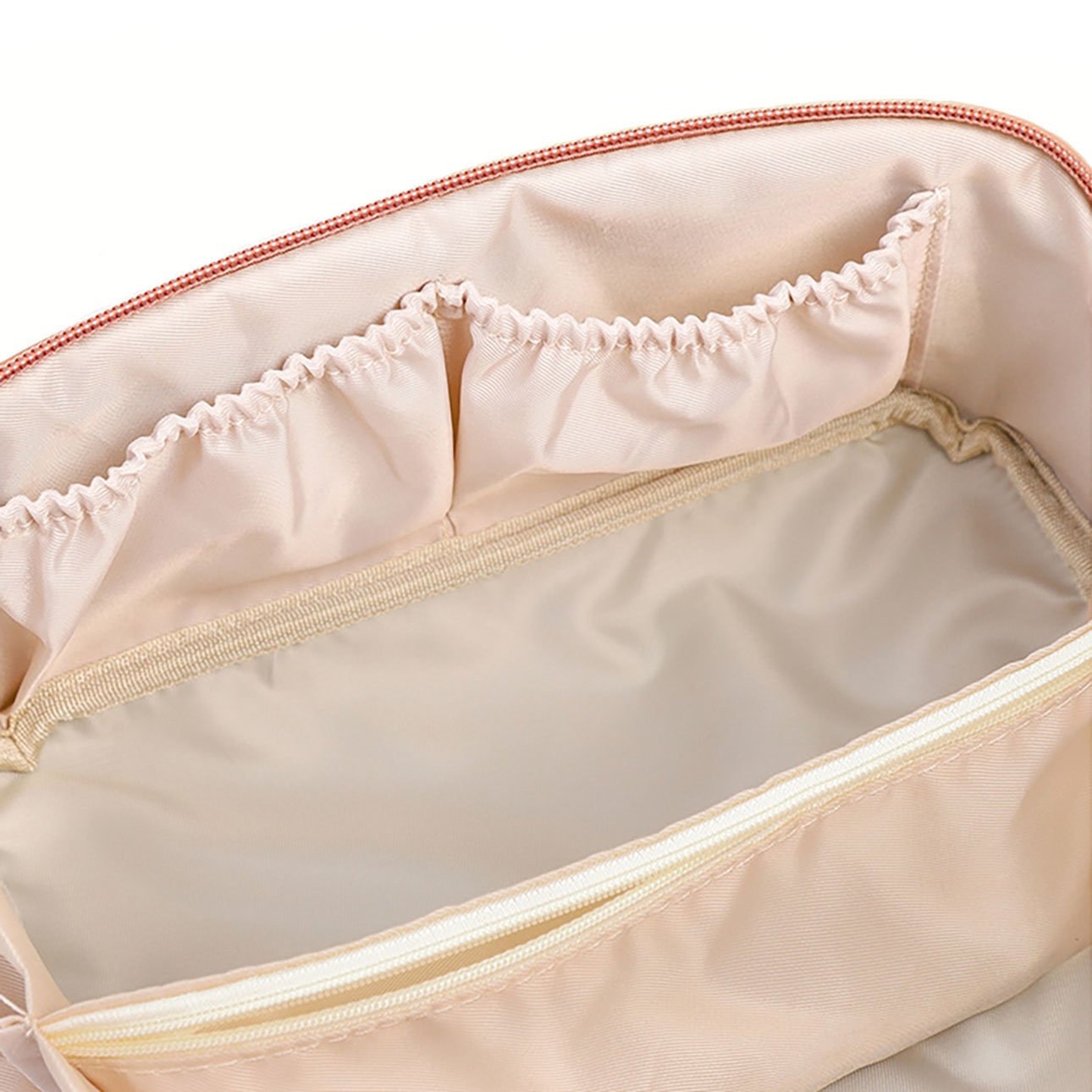 Custom Large PU Cosmetic Bag Skincare Beauty Case Waterproof Zipper Lazy Toiletry Bag PU Leather Travel Makeup Organizer Bag