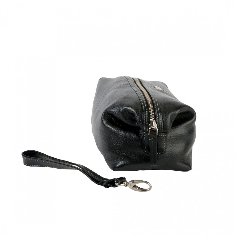 Top Ranking Personalized Leather Toiletry Kit Mens Wash Pouch Bag For Man Waterproof Dopp Kit Bag
