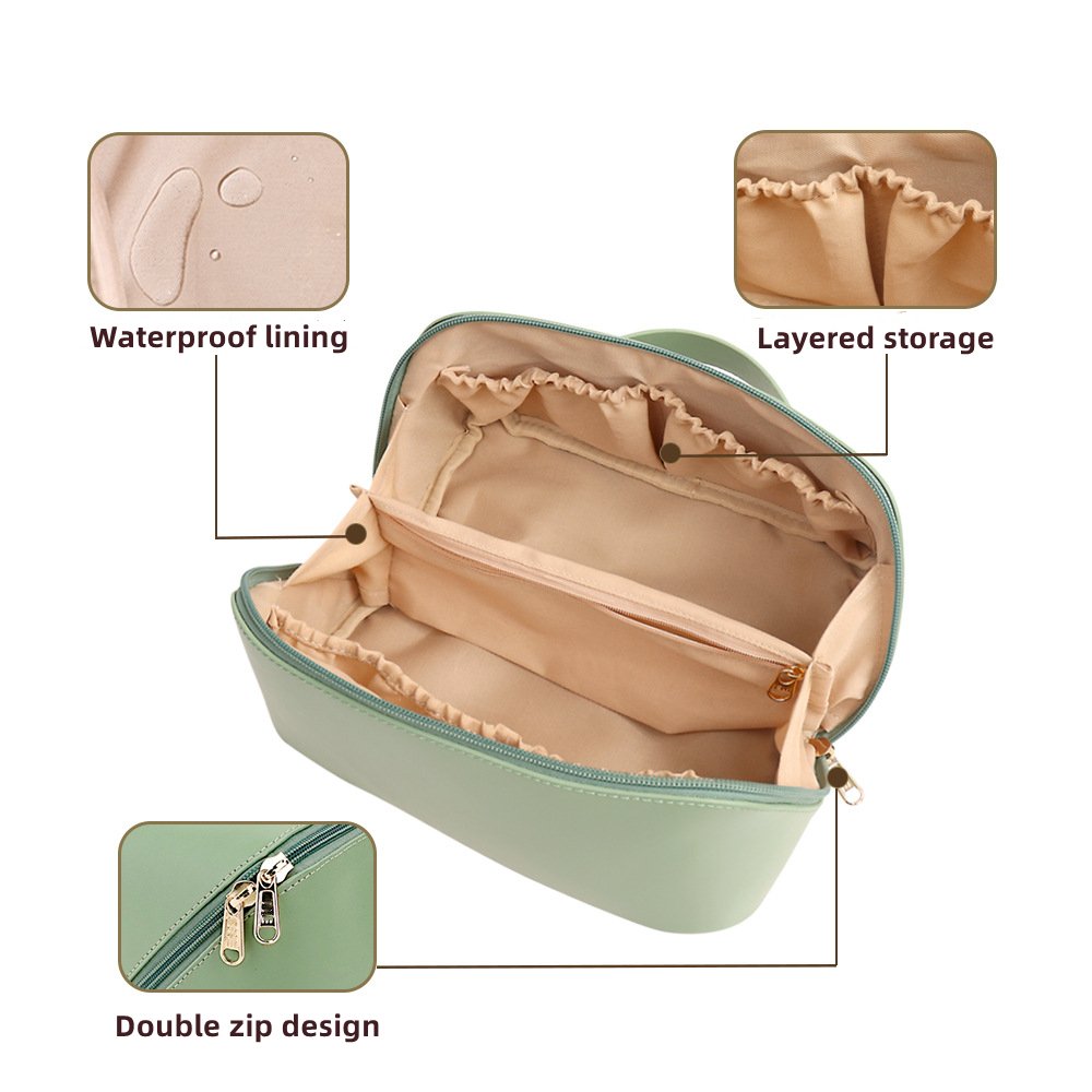 Factory customized cosmetic bag Women's large capacity waterproof portable advanced travel wash bag Cosmetics storage box