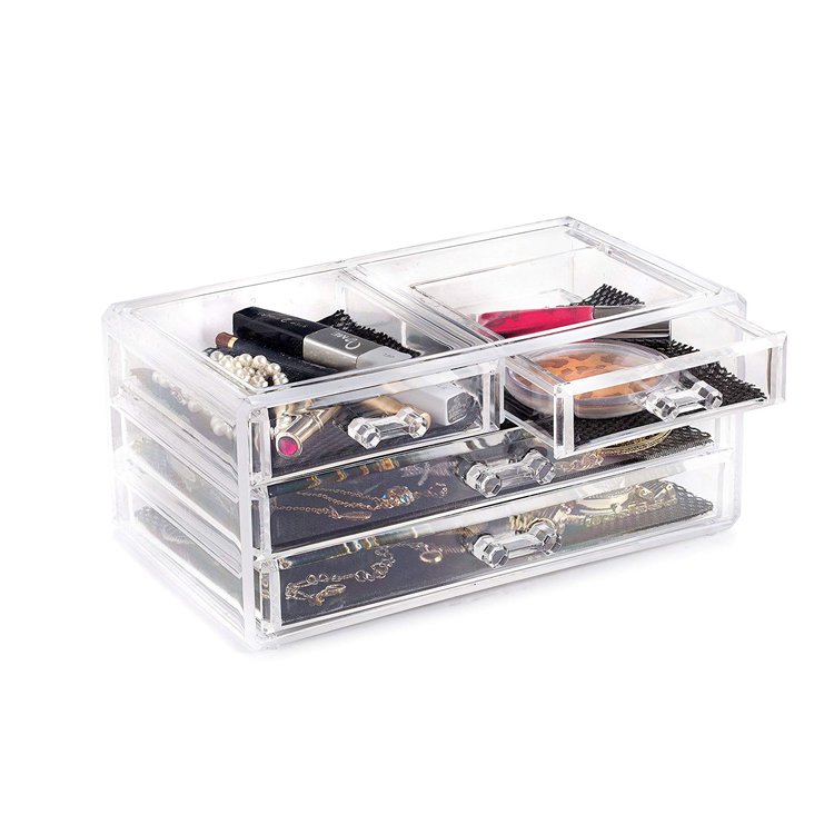 Choice Fun Wholesale Clear Cosmetic Makeup Storage Acrylic Makeup Organizer