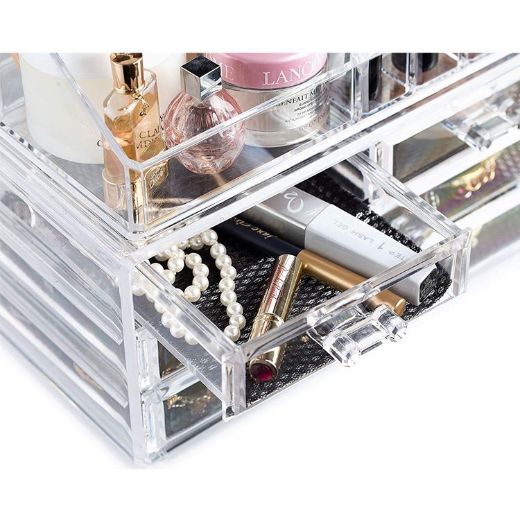 Choice Fun Wholesale Clear Cosmetic Makeup Storage Acrylic Makeup Organizer