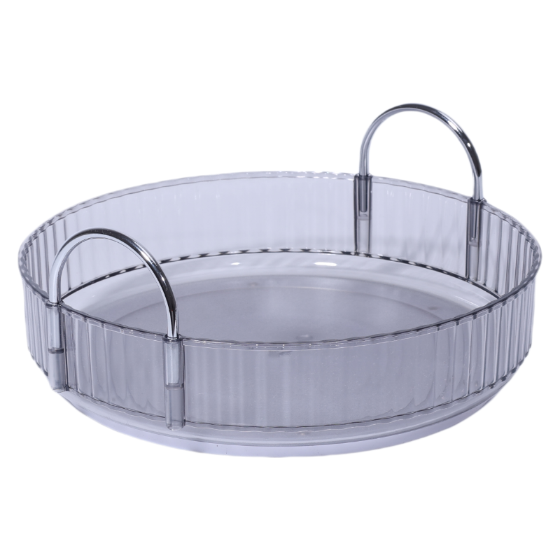Adjustable Height Large Capacity 360 Degree Rotating Makeup Organizer Cosmetic Storage Box Adjustable Shelf Makeup Storage Bin