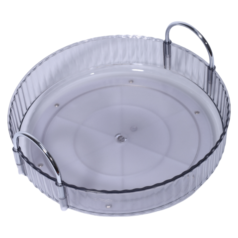 Adjustable Height Large Capacity 360 Degree Rotating Makeup Organizer Cosmetic Storage Box Adjustable Shelf Makeup Storage Bin