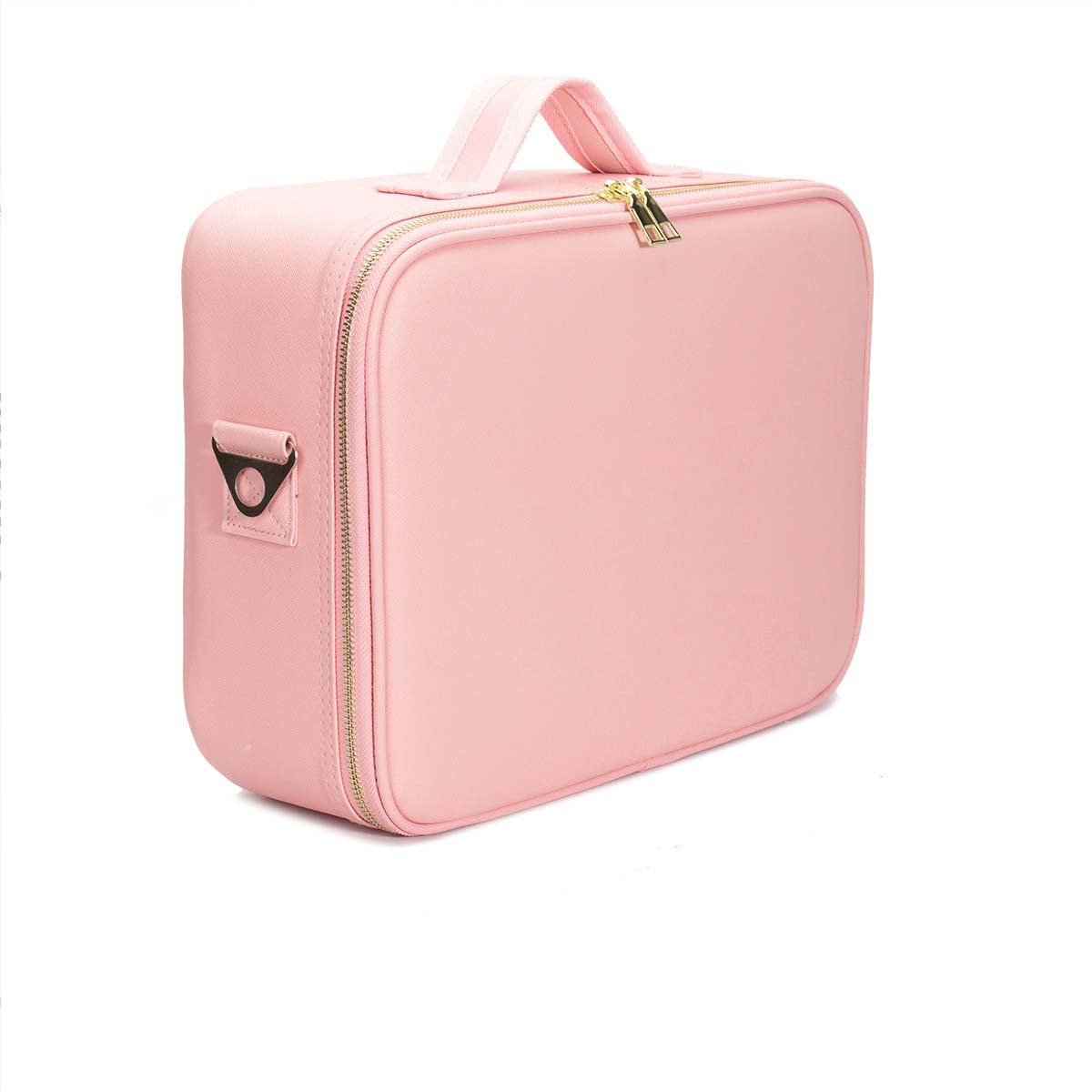 Durable Make up Case Extra Large Travel Train Case Makeup Bag for Cosmetic Organize with Adjustable High Dividers