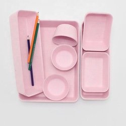 Drawer organizer trays Felt storage bins office Desk Draw dividers Nordic Lifestyle