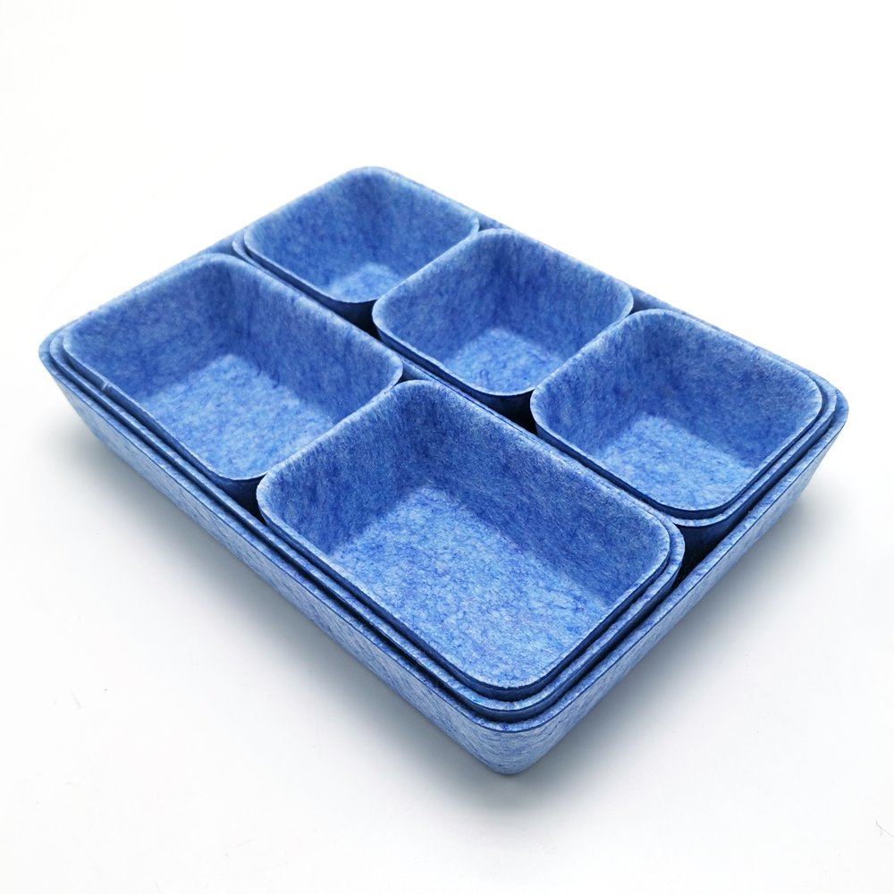 Drawer organizer trays Felt storage bins office Desk Draw dividers Nordic Lifestyle