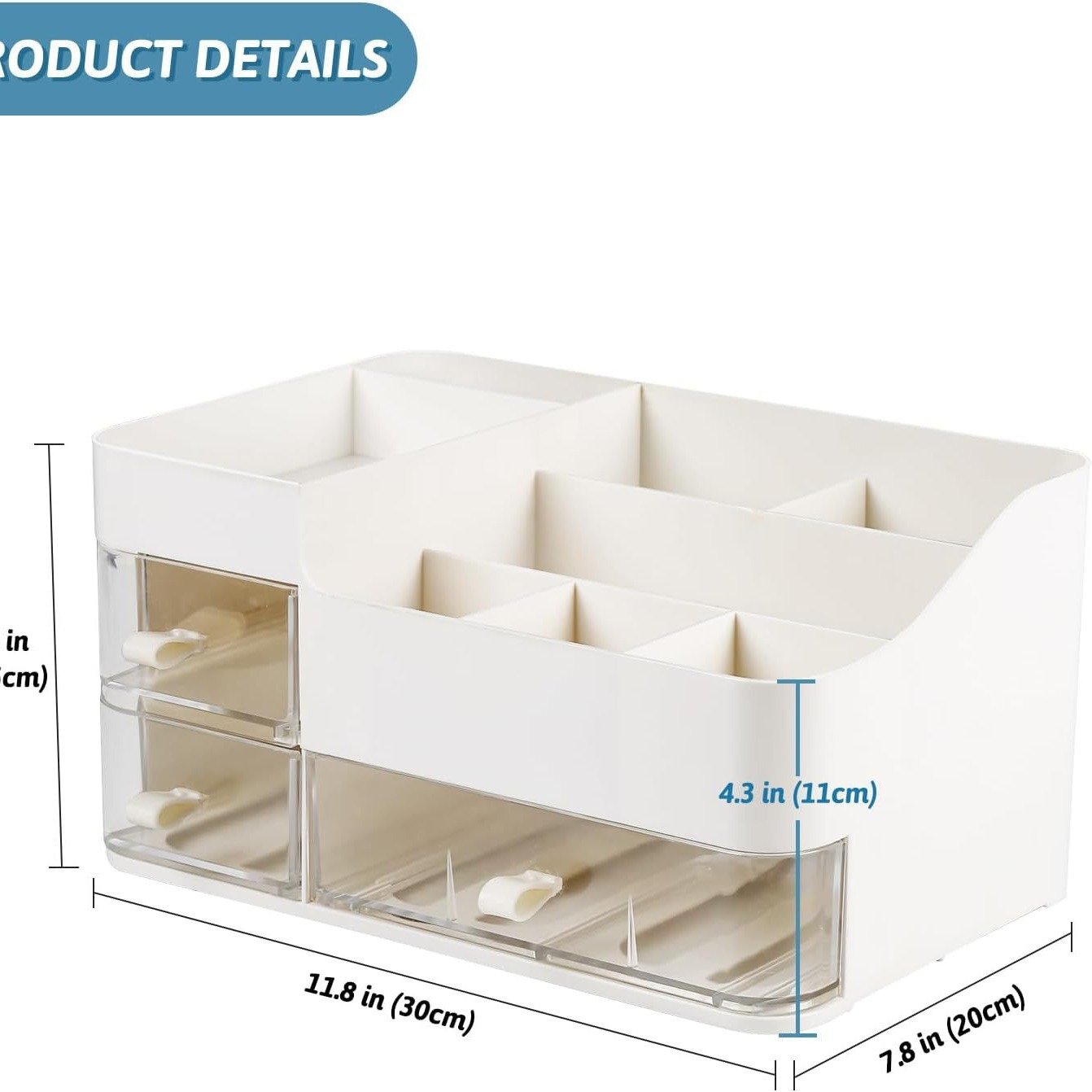 Drawer Dustproof Cosmetic Organiser Desktop Multifunctional Skincare Organising Shelf