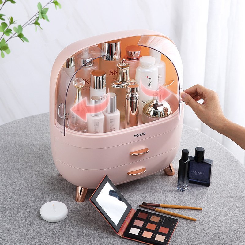 Household Organizer Makeup Drawer Style Storage Box Multipurpose Storage Cosmetics Portable Makeup Organizer