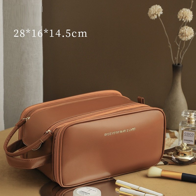 Custom Logo Waterproof Trip Toiletry Pouch Women Luxury Beauty Makeup Bag Girl Travel PU Cosmetic Bag Organizers