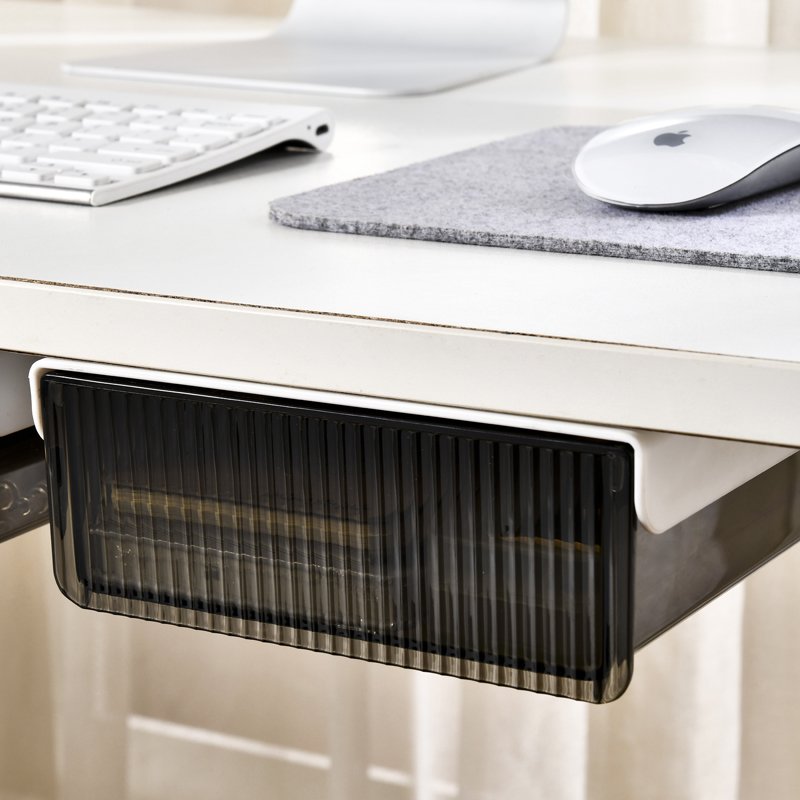 Wannuo Self-Adhesive Plastic Drawers Desk Accessories and Office Storage Plastic Box for Organizing Your Workspace