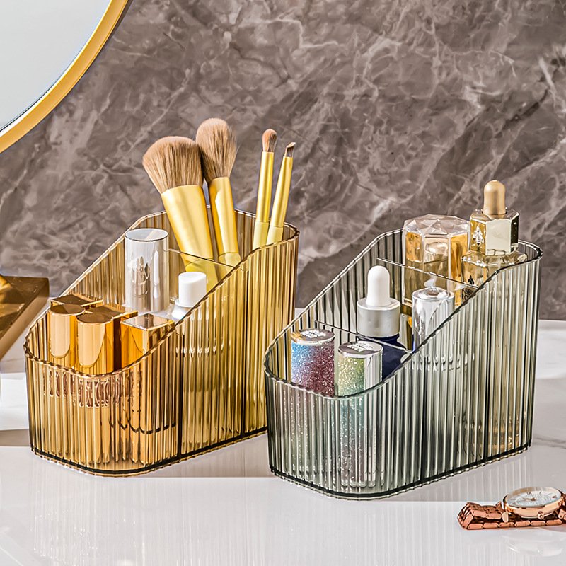 Choice Fun New Design Light Luxury Transparent Multi-Lattice Skin Care Beauty Organizer Make Up Makeup Organizer Cosmetics