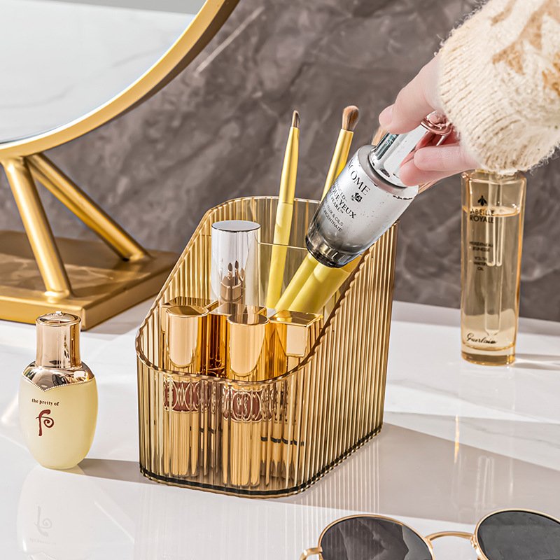 Choice Fun New Design Light Luxury Transparent Multi-Lattice Skin Care Beauty Organizer Make Up Makeup Organizer Cosmetics