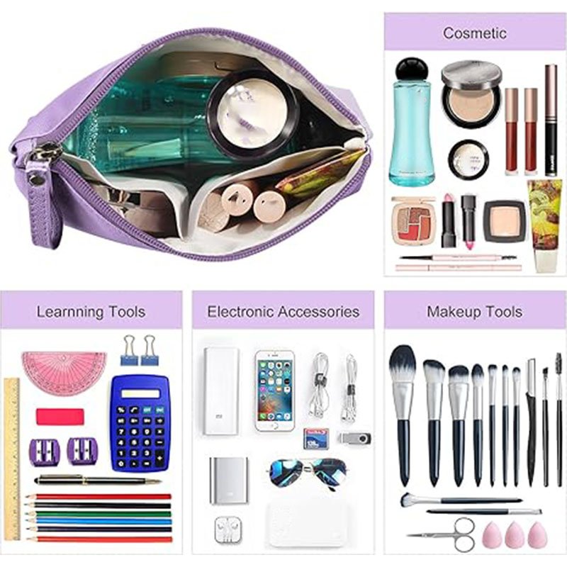 makeup bag Large capacity candy color travel portable bag Sundries organize makeup storage bag