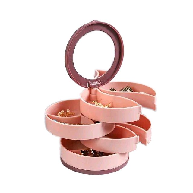Rotate the makeup storage box