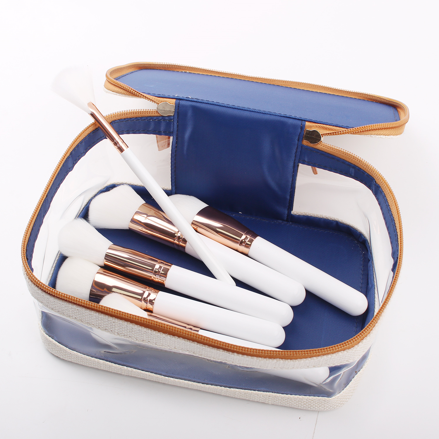 travel cosmetic bag PVC toiletry bag Portable makeup organizers