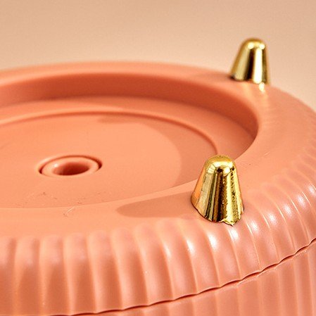Five Slot Rotating Countertop Organizer Plastic Spinning Lazy Susan Round Turntable Storage Tray
