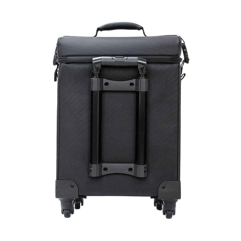 KONCAI Travel Trolley Rolling Makeup Case Nail Polish Organizer Salon Equipment Vanity Bag Make Up Beauty Case
