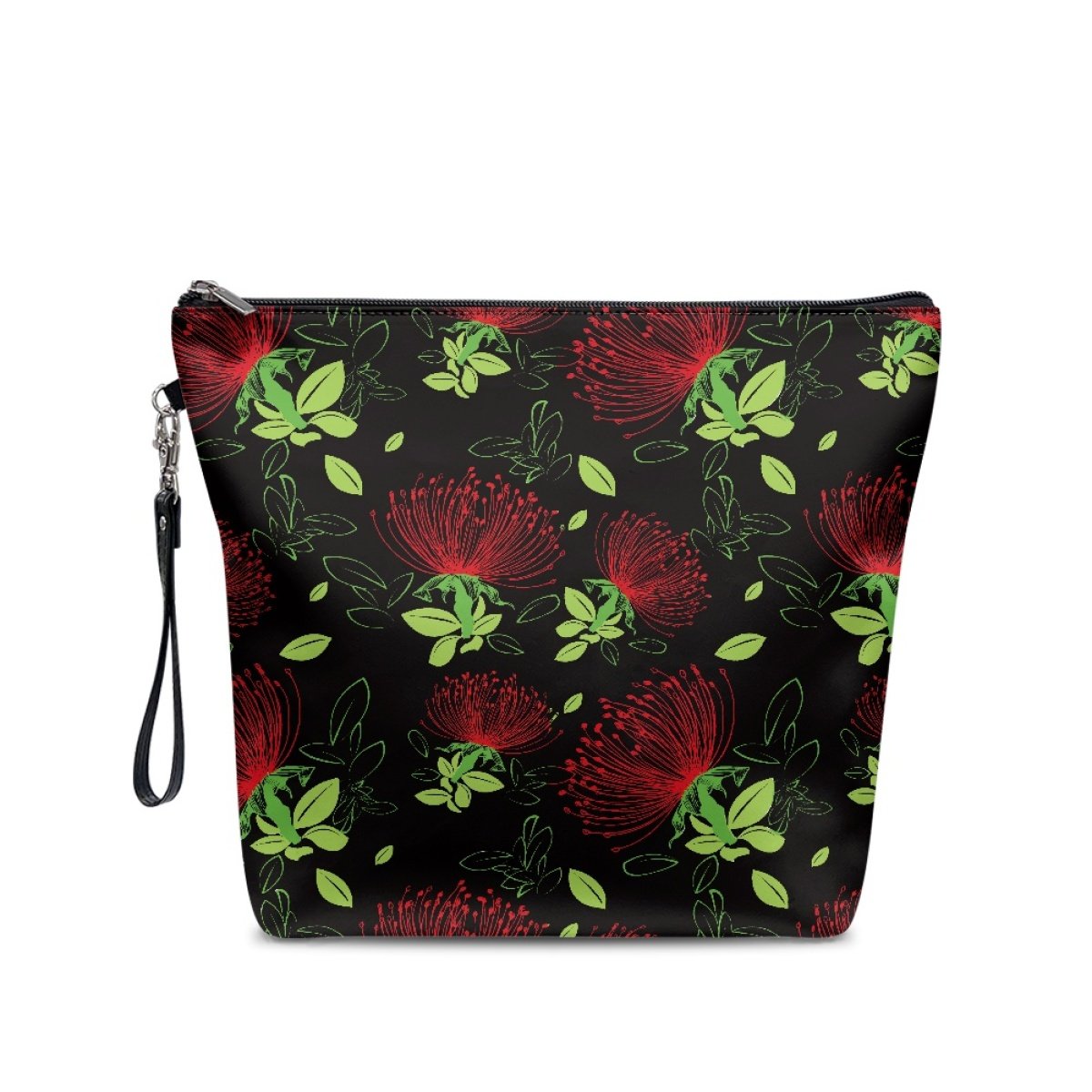 Puakenikeni The Wrist For Easy Portability Bag Print On Demand Large Capacity Portable Cosmetic Bag Comes With a Hand Strap