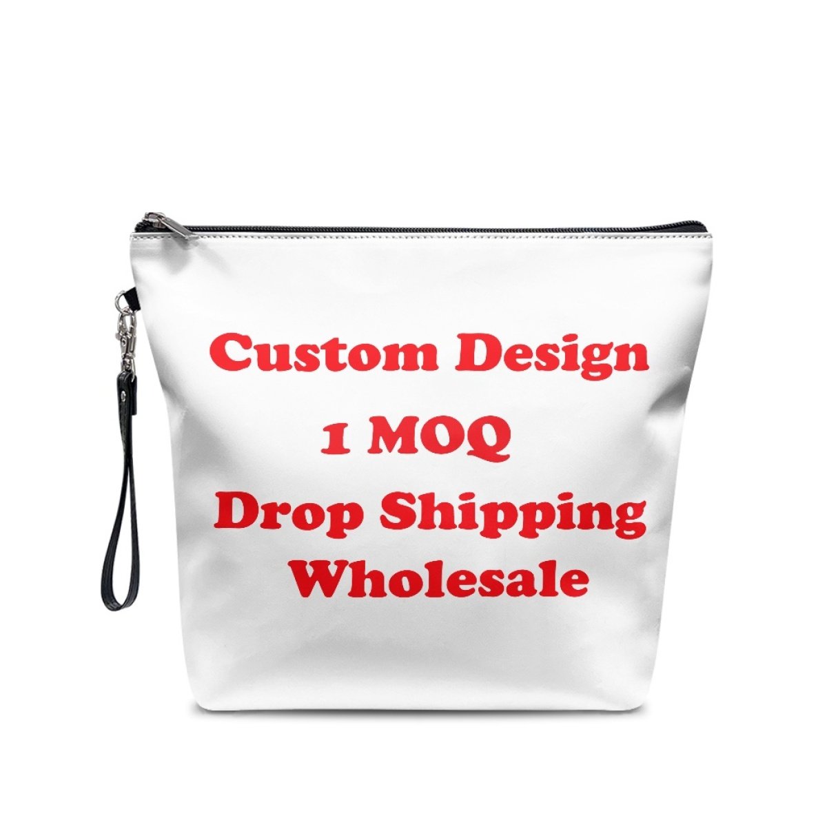 Puakenikeni The Wrist For Easy Portability Bag Print On Demand Large Capacity Portable Cosmetic Bag Comes With a Hand Strap
