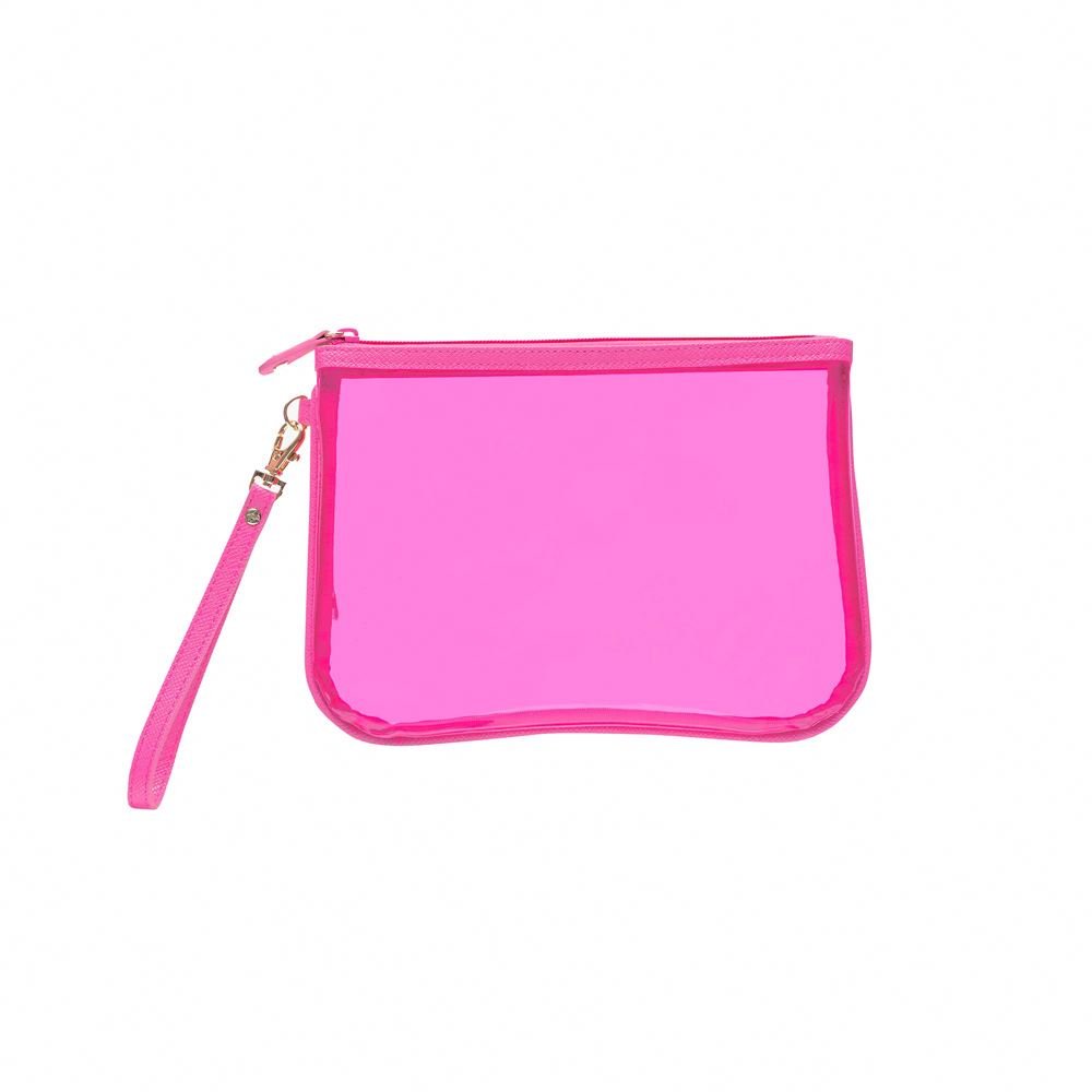 Custom Promotional Gift Transparent Pvc Waterproof Toiletry Travel Storage Cosmetic Makeup Zip Bag Pouch
