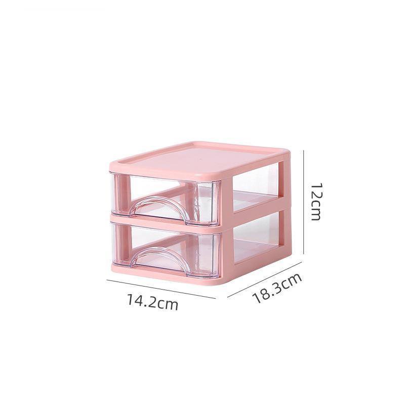 Choice Fun Multifunction Desk Organiser Capacity Acrylic Cabinet Rotating Storage Box Makeup Organizer For Jewelry Cosmetic