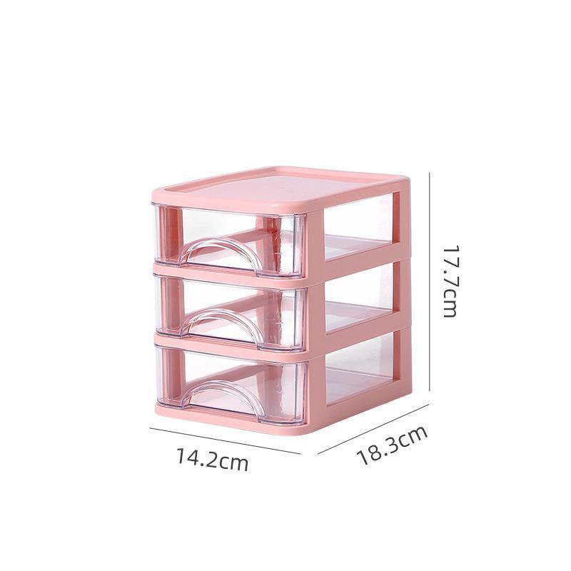 Choice Fun Multifunction Desk Organiser Capacity Acrylic Cabinet Rotating Storage Box Makeup Organizer For Jewelry Cosmetic
