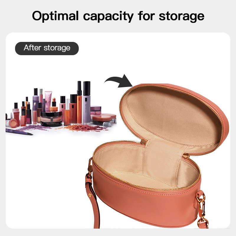 Luxury Jewelry Storage makeup bag Travel leather toiletry Cosmetic Bag for women