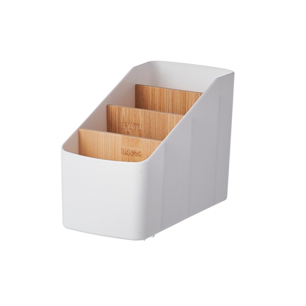 Modern Plastic PP Rectangle Pencil Box Multifunctional Injection Techniques Home Storage-Jewelry Makeup Remote Control Holder