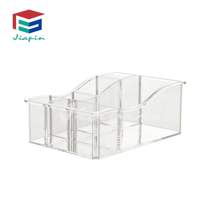 Acrylic Cube Makeup Organizer Large Makeup Organizer Clear Portable Makeup Organizer