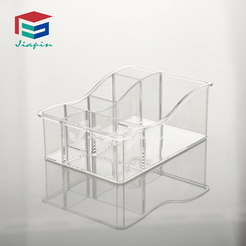 Acrylic Cube Makeup Organizer Large Makeup Organizer Clear Portable Makeup Organizer
