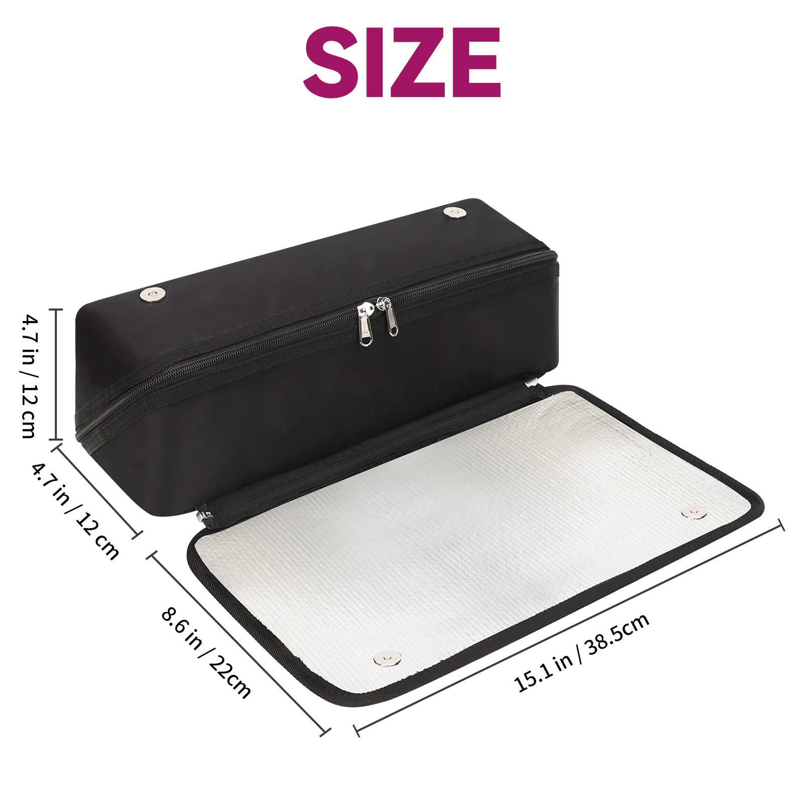 Relavel Hairstylist Traveling Bag for Hairdressers and Makeup Artists Barber Curling Irons Portable Travel for Women