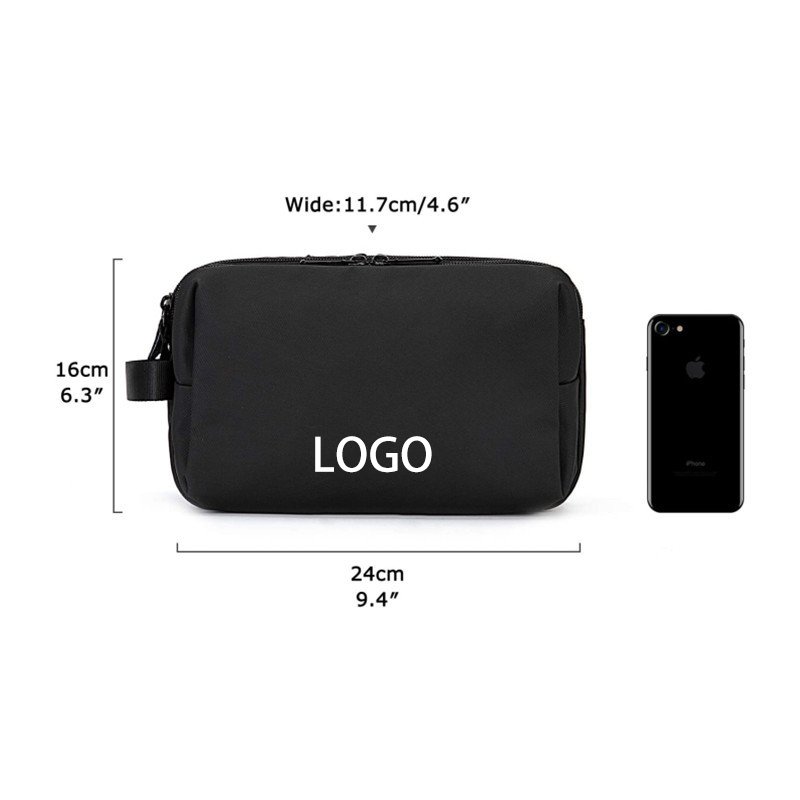 Custom Travel Toiletry Bag for Men Bathroom Water-resistant Organizer Dopp Kit with Double Side